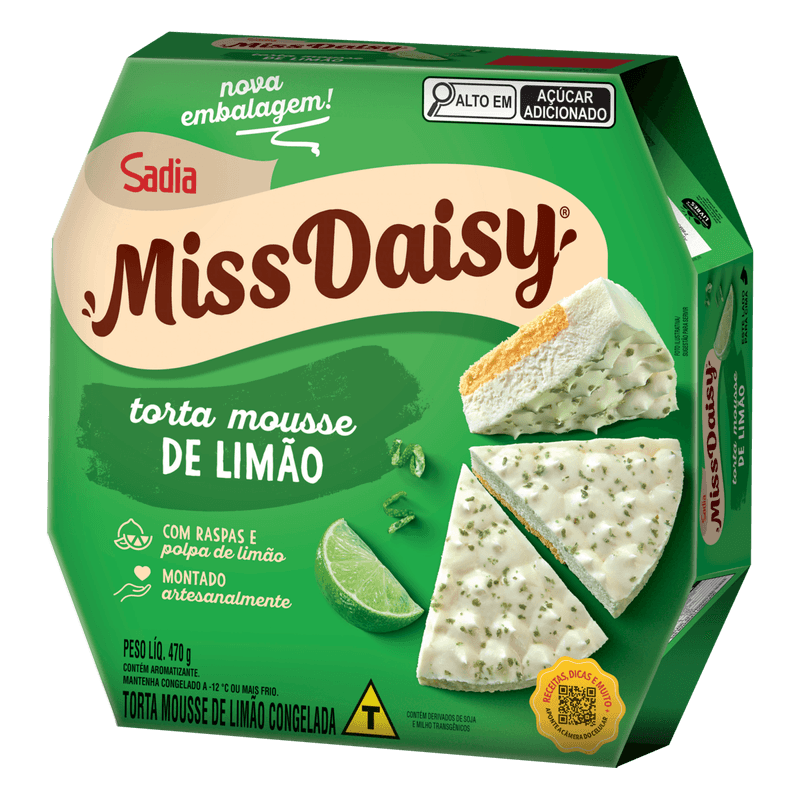 TORTA MISS DAISY 470G TORTA MISS DAISY LIMAO 470GR