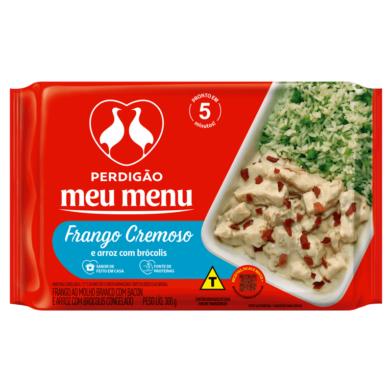 PRATOS PERDIGAO 300G FRANGO CREMOSO