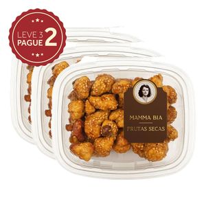 Castanha de Caju Caramelizada Mamma Bia 120g Leve 3 Pague 2 KIT PRONTO