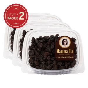 Uva Passa Preta Mamma Bia 150g Leve 3 Pague 2 KIT PRONTO