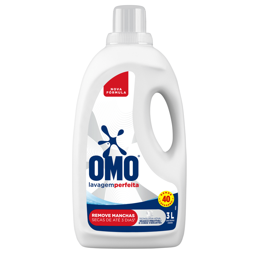 Lava-Roupas Líquido Omo Lavagem Perfeita Galão 3L