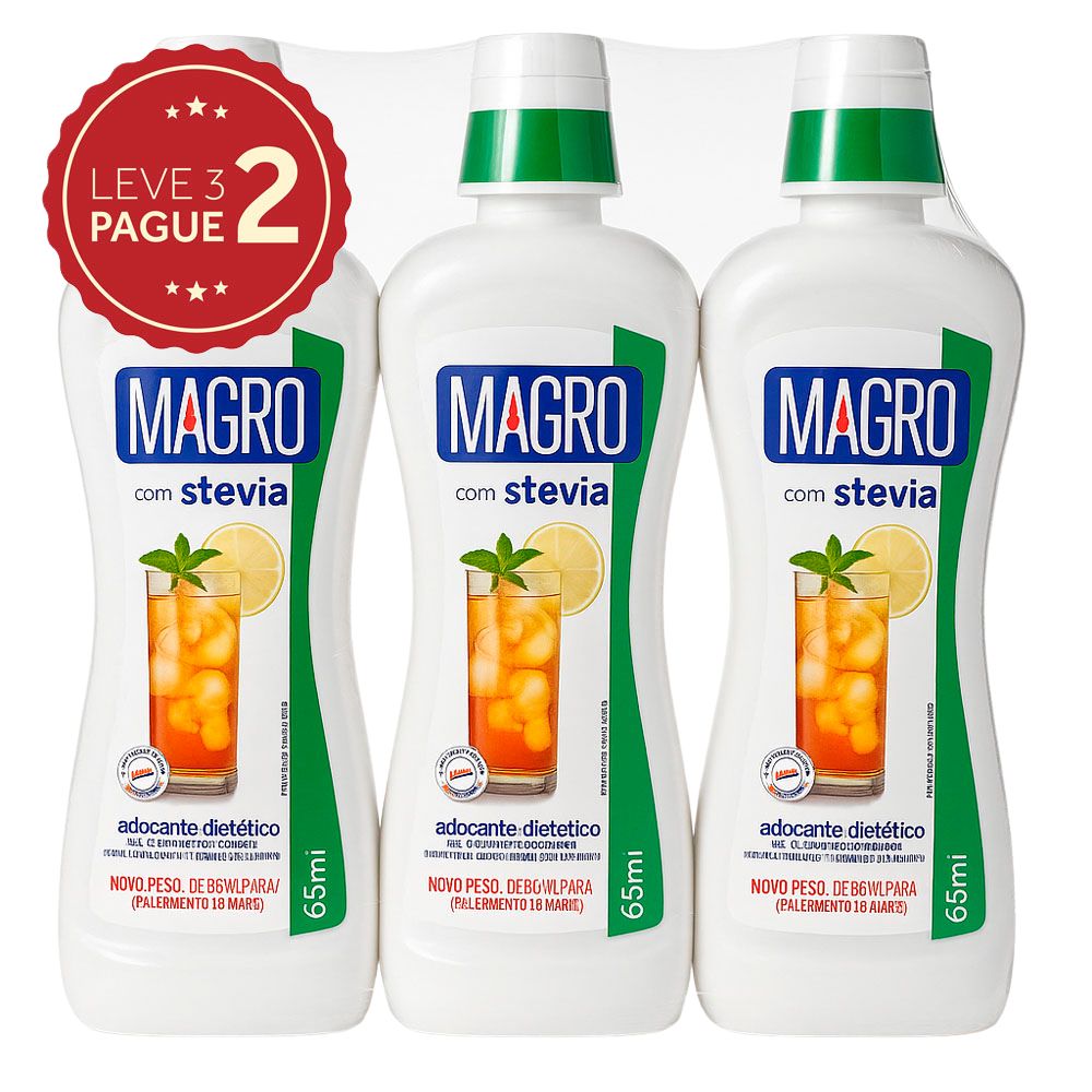 Adoçante Magro com Stevia Líquido 65ml