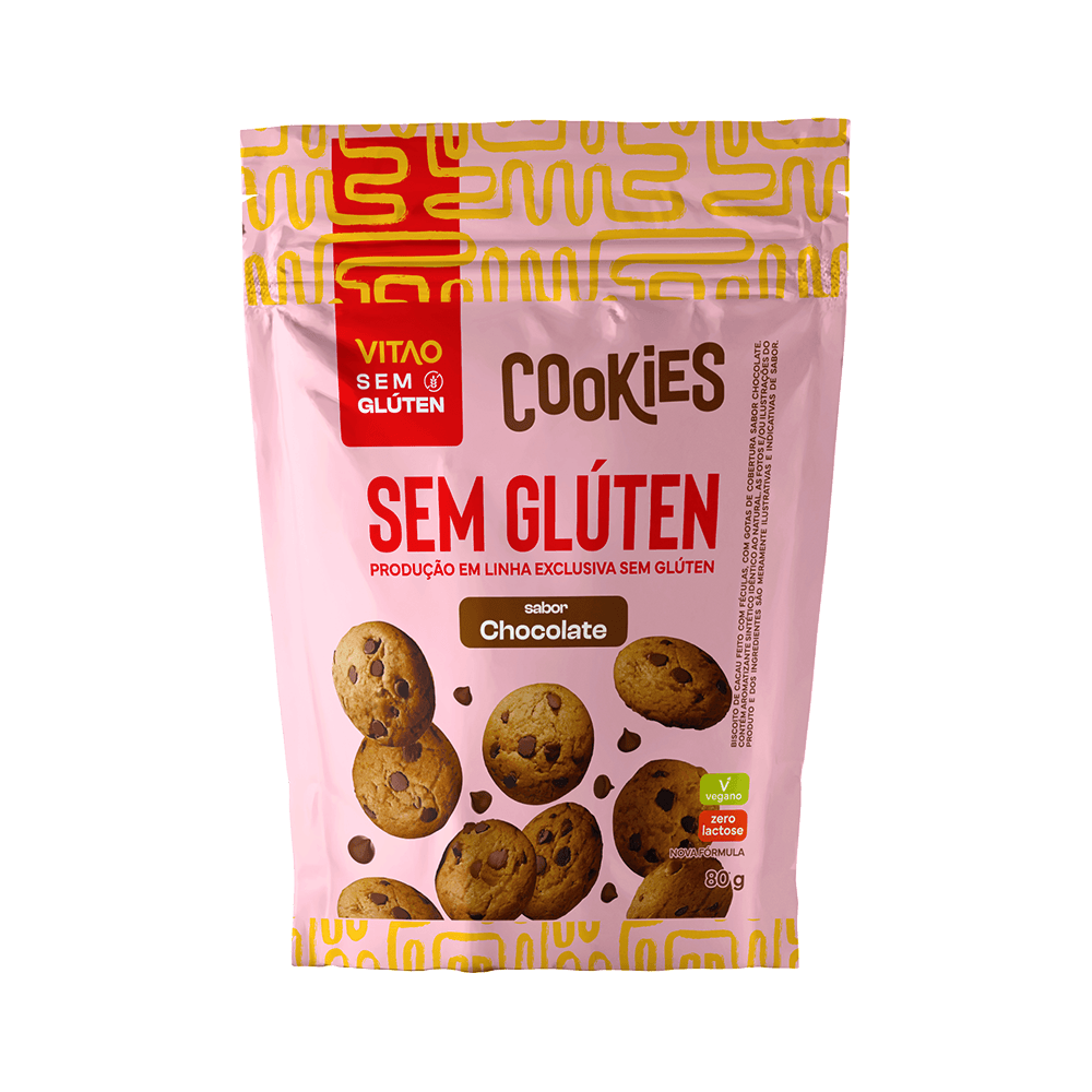 Cookie Sem Glúten Cacau Vitao 80g