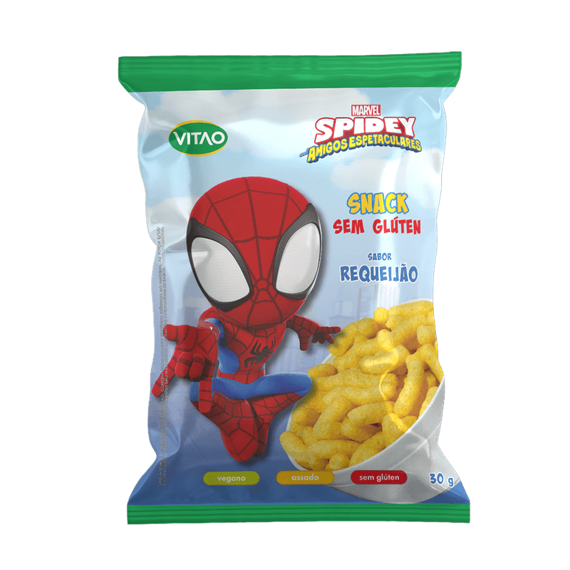 Snack Sem Glúten Requeijão Vitao Pacote 30g