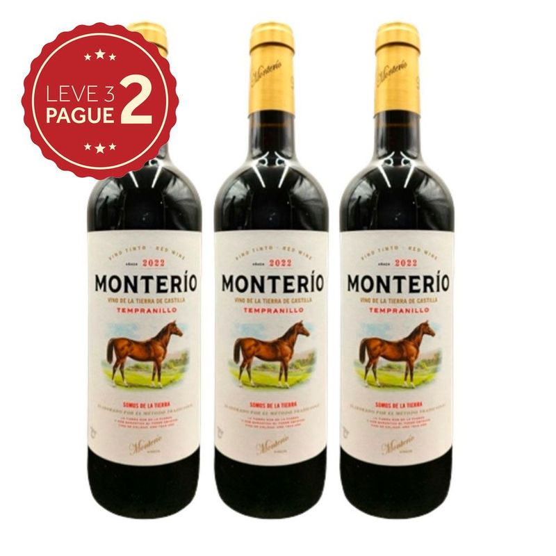 Vinho-Espanhol-Monterio-Tempranillo-Victorianas-Tinto-750ml-Leve-3-Pague-2-KIT-PRONTO