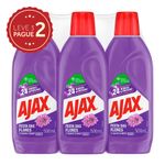 Limpador-Multiuso-Flores-de-Lavanda-Ajax-Festa-das-Flores-500ml-Leve-3-Pague-2-KIT-PRONTO
