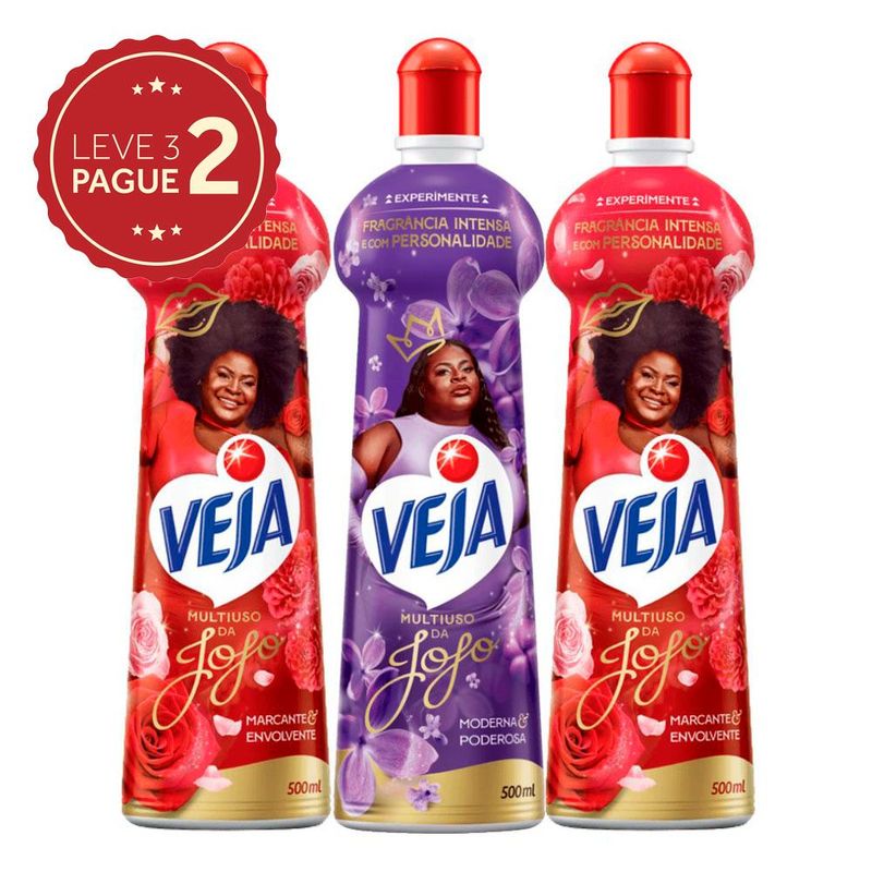 Limpador-Multiuso-Jojo-Veja-Tipos-500ml-Leve-3-Pague-2-KIT-PRONTO
