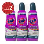 Limpa-Estofados-e-Carpetes-Liquido-Flores-Zap-Clean-Frasco-500ml-Leve-3-Pague-2-KIT-PRONTO