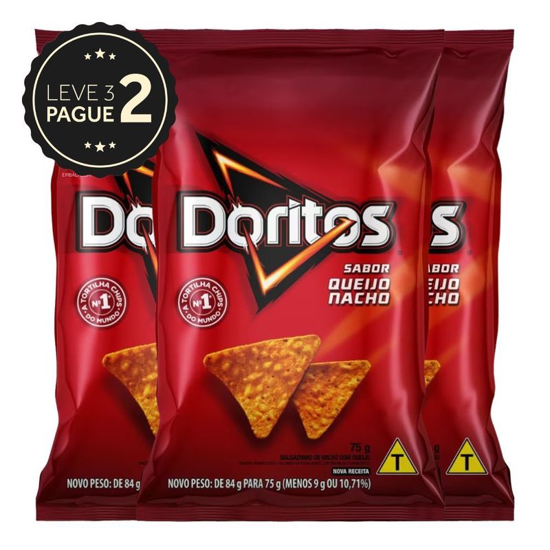 Salgadinho-Queijo-Nacho-Doritos-75g-Leve-3-Pague-2-KIT-PRONTO