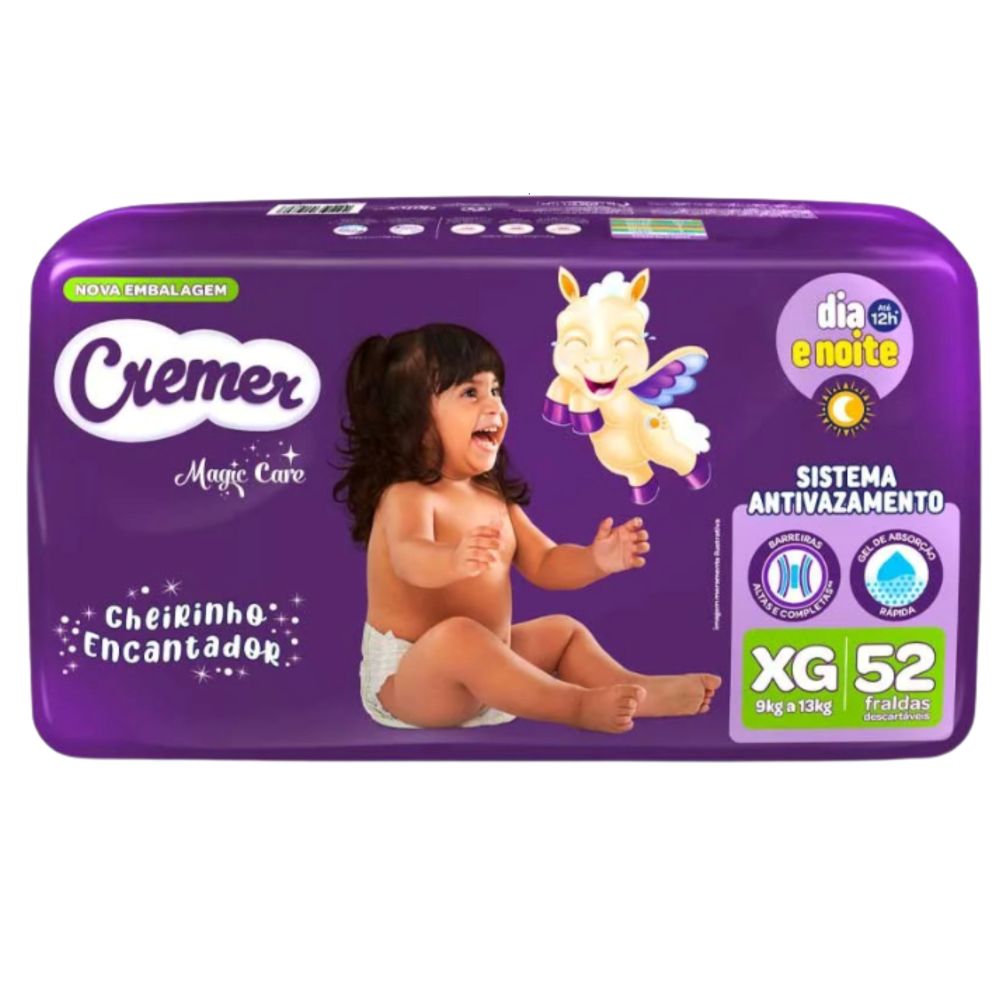 Fralda Magic Care Cremer XG 52 unidades