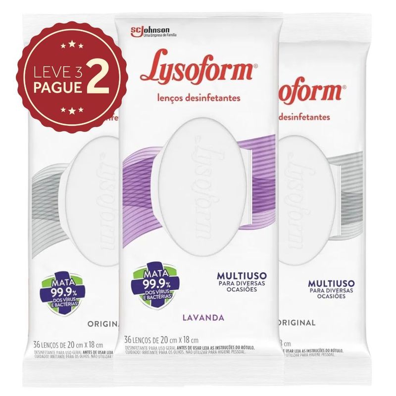 Lenco-Umedecido-Desinfetante-Lysoform-Pacote-36-Unidades-Leve-3-Pague-2-KIT-PRONTO