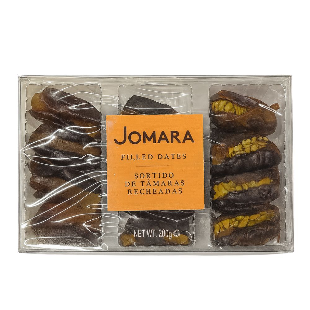 Tâmaras com Pistache Laranja e Gengibre Jomara 200g