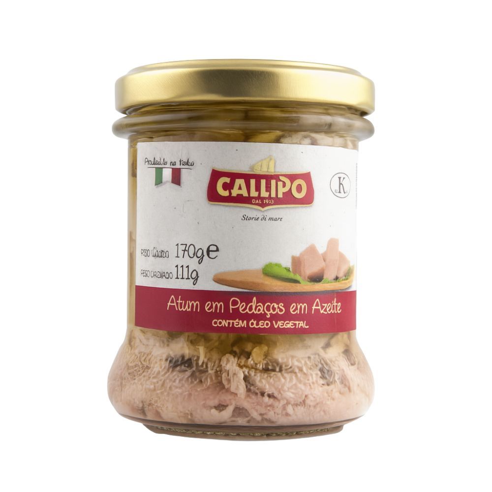 Atum Italiano em Pedaços em Azeite Callipo 170g