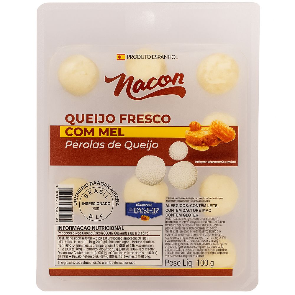 Queijo Fresco com Mel Nacon 100g