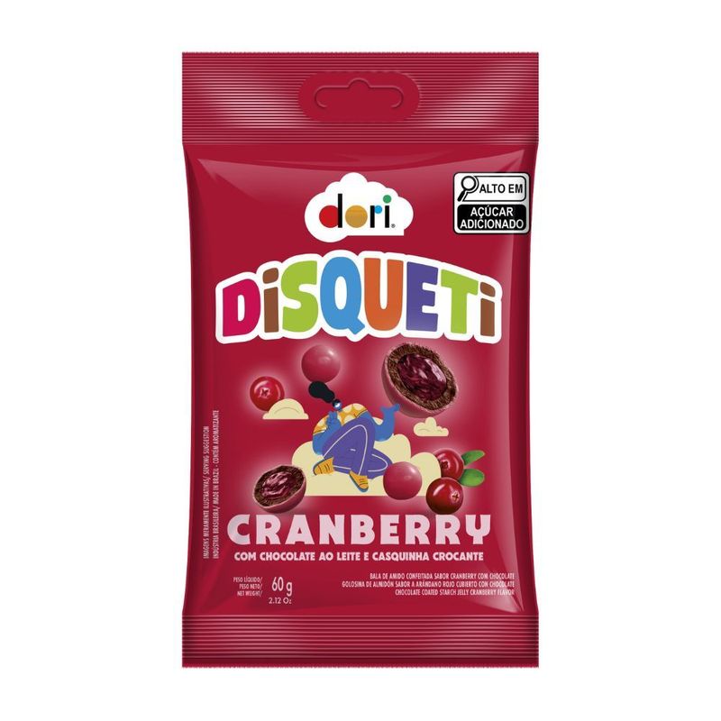 Confeito-Disqueti-Chocolate-Cranberry-Dori-60g