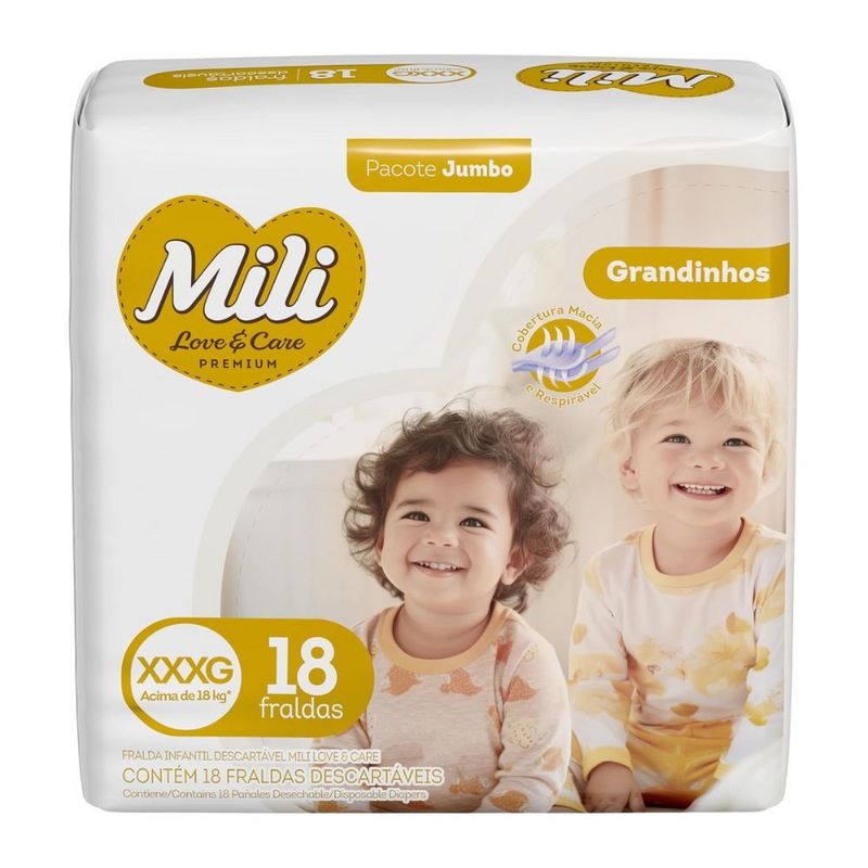 Fralda-Descartavel-Mili--Love---Care-XXXG-18-Unidades