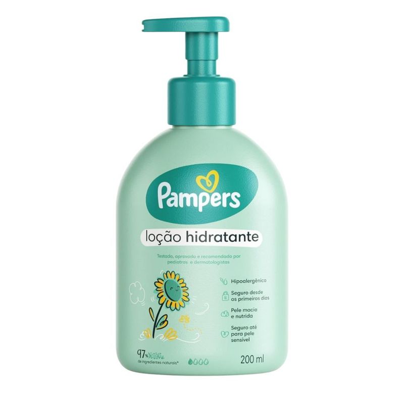 Locao-Hidratante-Infantil-Hipoalergenica-Baby-Girassol-Pampers-200ml