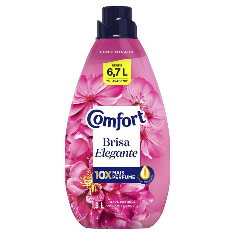 Amaciante de Roupa Concentrado Brisa Elegante Comfort Frasco 1,5L