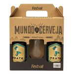 Kit Cerveja Witbier Sem Glúten com 1 Taça Praya + 2 Garrafas 600ml