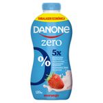 Iogurte Desnatado Morango Zero Lactose e Açúcar Danone 1,2kg