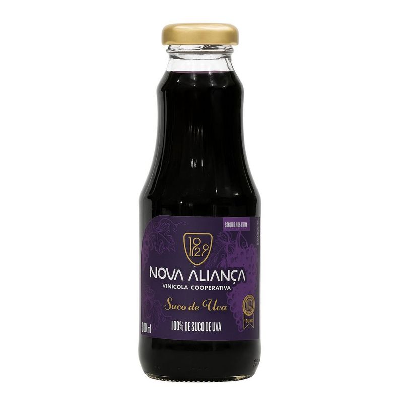Suco de Uva Tinto Integral Aliança 300ml