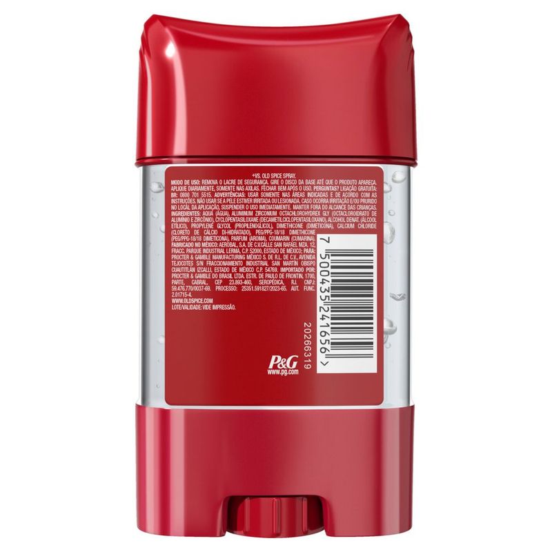Desodorante Antitranspirante Gel Clear Old Spice 80g