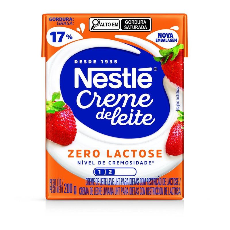 Creme de Leite Zero Lactose Nestlé 200g