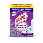 Pastilha Adesiva Sanitária Lavanda Harpic Leve 5 Pague 4 Unidades