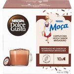 Cápsula de Cappuccino Moça Brigadeiro Dolce Gusto 170g 10 Cápsulas