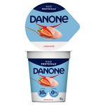 Iogurte Parcialmente Desnatado Morango Zero Lactose 10g Proteínas Sem Açúcar Danone 160g