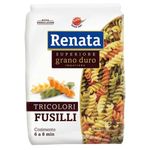 Macarrão Renata Grano Duro Tricolori Fusilli Nº2 500g
