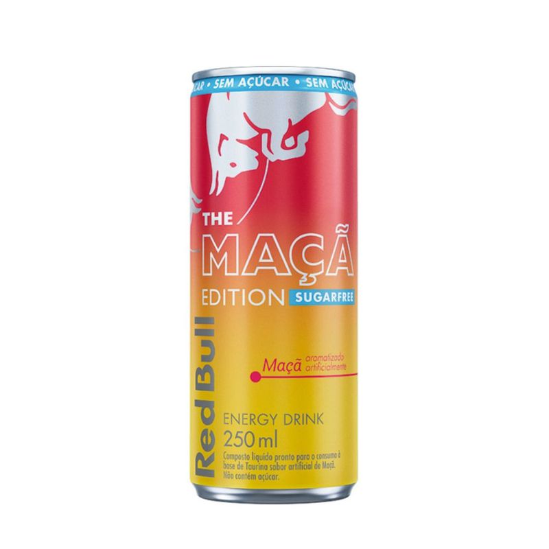 Energético Red Bull Maça Sugarfree 250ml