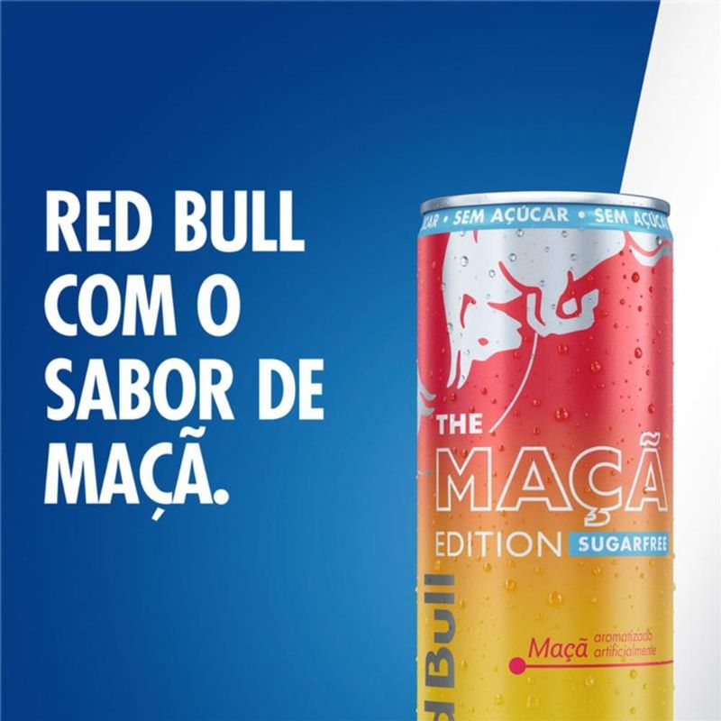 Energético Red Bull Maça Sugarfree 250ml