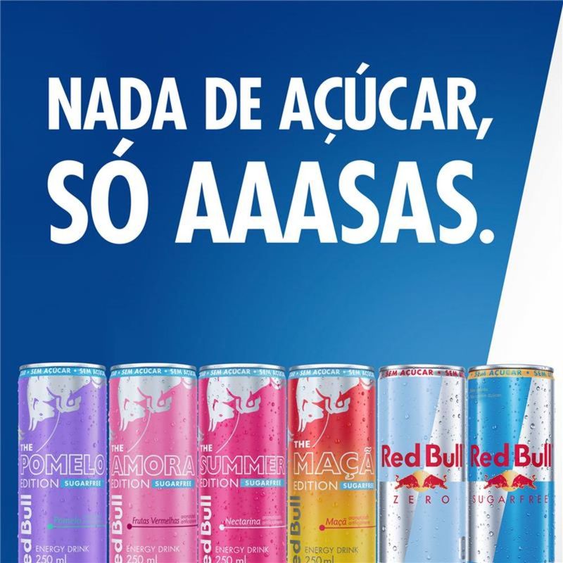 Energético Red Bull Maça Sugarfree 250ml