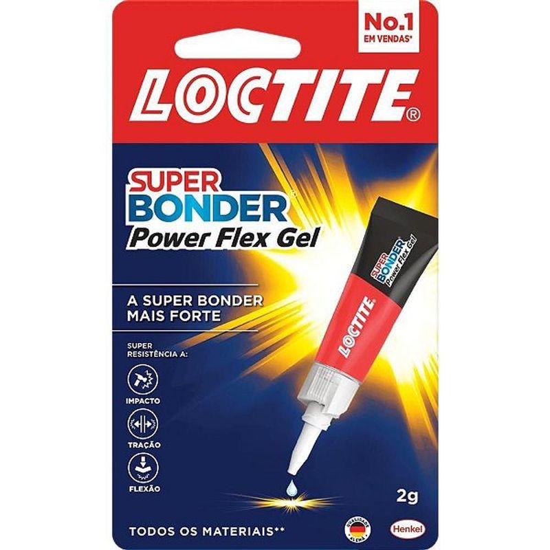 Cola Instantânea Super Bonder Gel Flex Power 2g