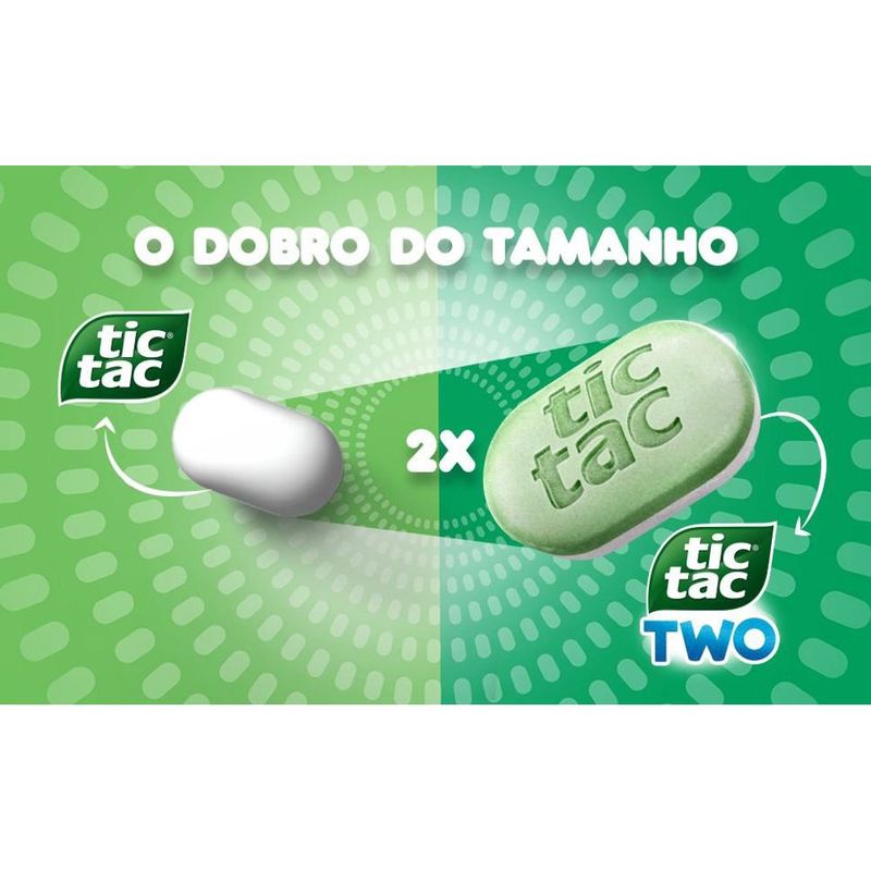 Tic Tac Pastilhas Sabor Menta Fresh e Suave Sem Açúcar 38,5g