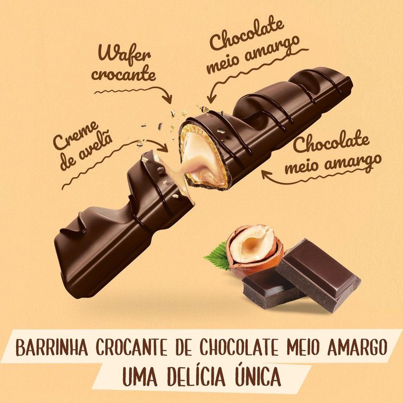 Kinder Bueno Chocolate Dark 2 unidades 43g