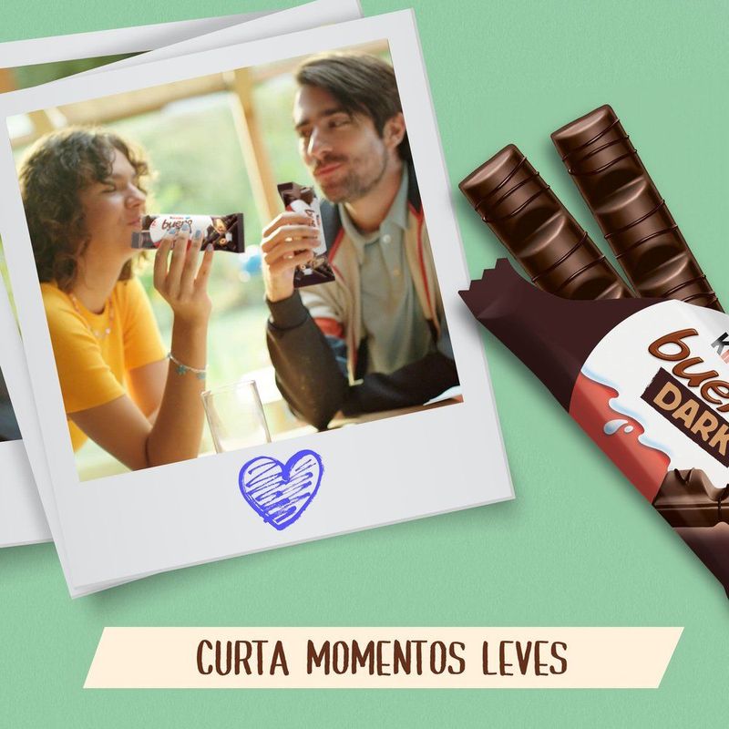 Kinder Bueno Chocolate Dark 2 unidades 43g