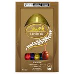 Ovo de Páscoa ao Leite com Miniovos Chocolate Sortido Lindt Lindor Caixa 137g