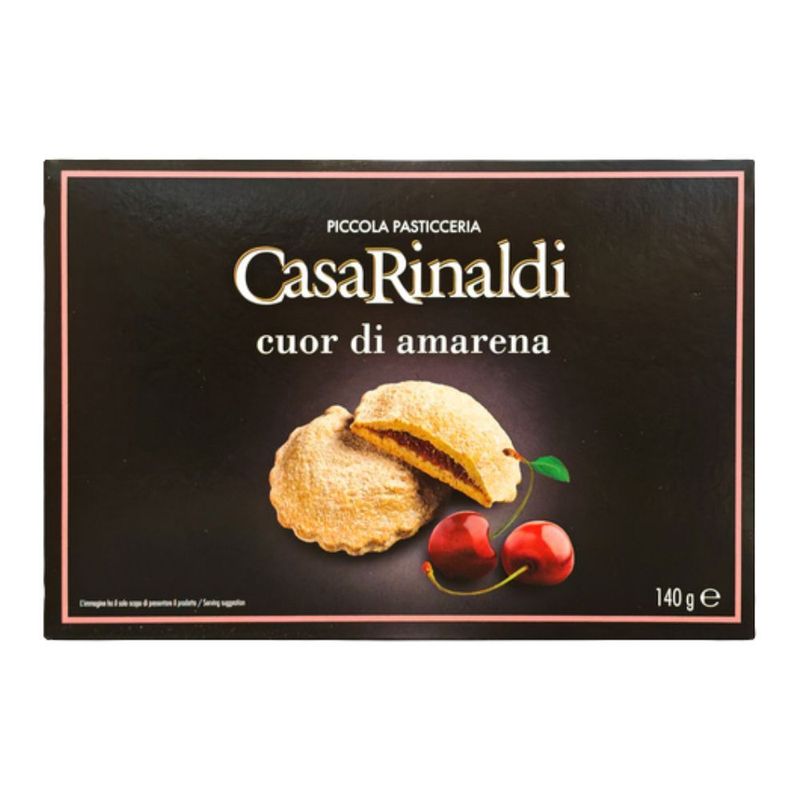 Biscoitos Cuor di Amarena com Purê de Cereja Casa Rinaldi 140g