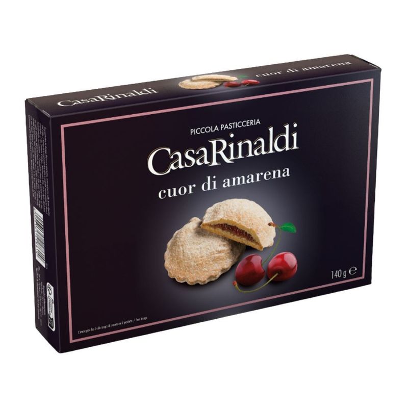 Biscoitos Cuor di Amarena com Purê de Cereja Casa Rinaldi 140g