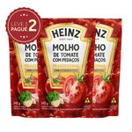 Molho de Tomate Tradicional Heinz Sachê 240g Leve 3 Pague 2 KIT PRONTO