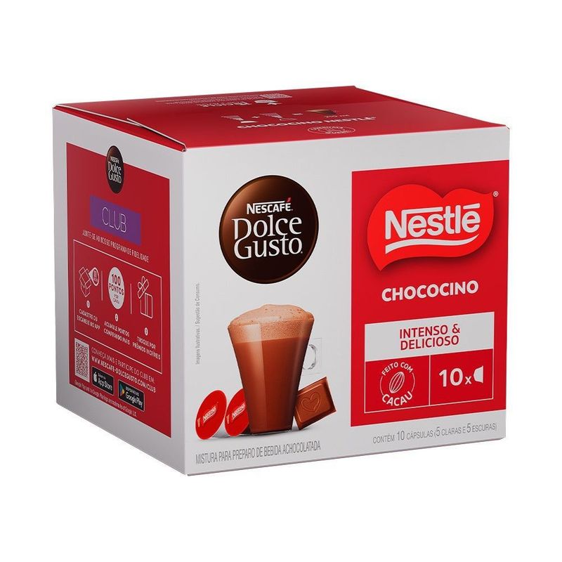 Achocolatado em Cápsula Nescafé Dolce Gusto Chococino Classic com 10 cápsulas