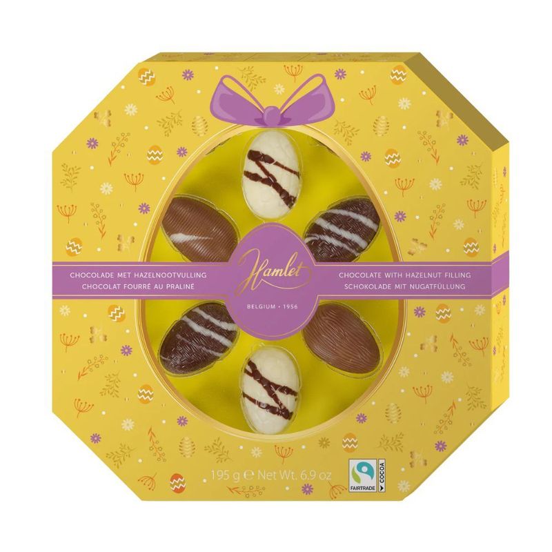 Ovinhos de Chocolate Belga Hamlet Decorados 195g