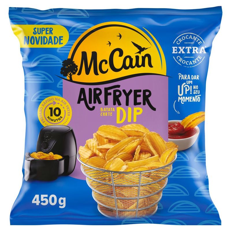 Batata Pré-Frita Dip Congelada Extracrocante McCain Pacote 450g