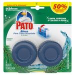 Detergente Sanitário Bloco Pinho para Caixa Acoplada Pato 2 Unidades 40g 50% de desconto na segunda unidade