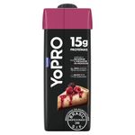 Bebida Láctea UHT Shake Cheesecake de Frutas Vermelhas Zero Lactose Yopro Caixa 250ml
