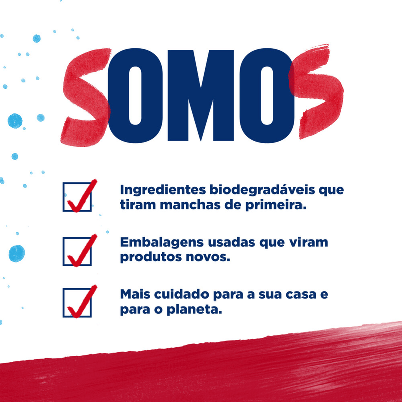 Sabão Liquido Concentrado Omo Lavagem Perfeita Para Diluir 500ml