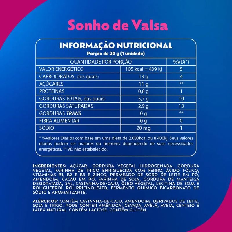 Sonho de Valsa e Ouro Branco Sortidos Caixa 220g
