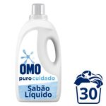 Lava-Roupas Líquido Omo Puro Cuidado Galão 3L